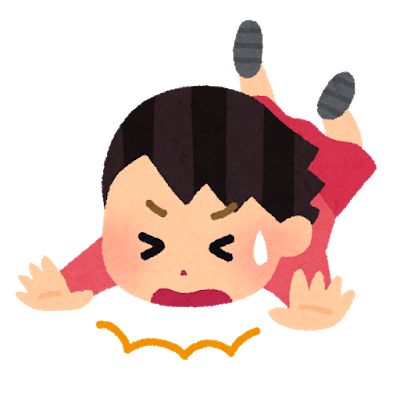 転ぶイラスト 転ぶイラスト