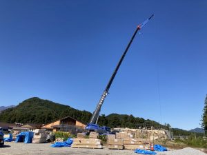 すかいの郷　建て方１